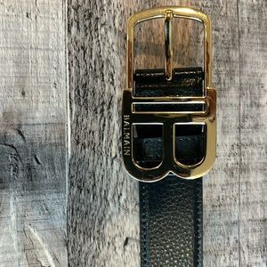 Balmain Paris leather belt